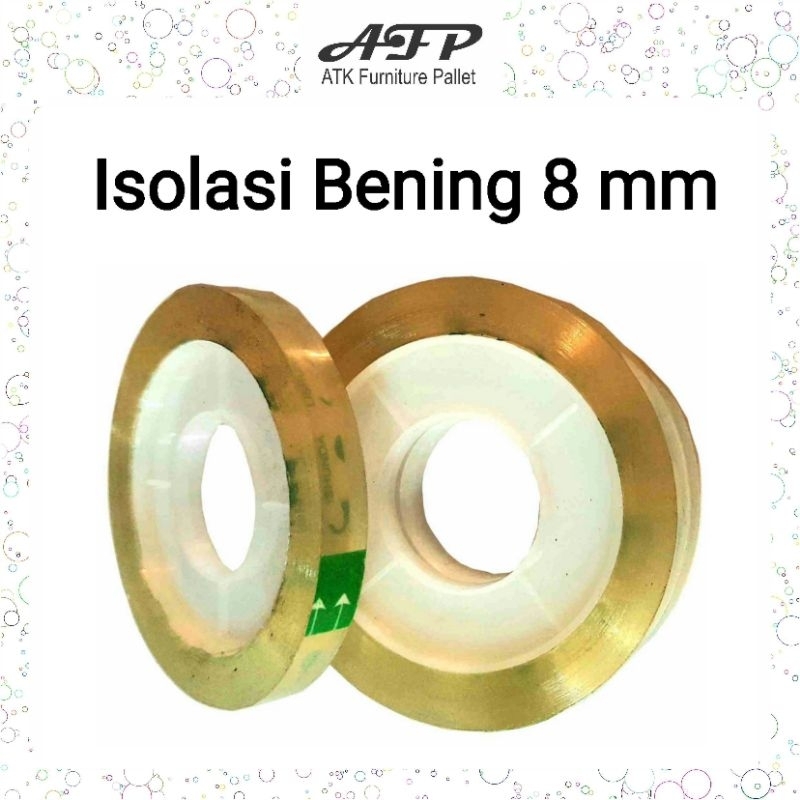 

Isolasi Bening 8 mm Kecil