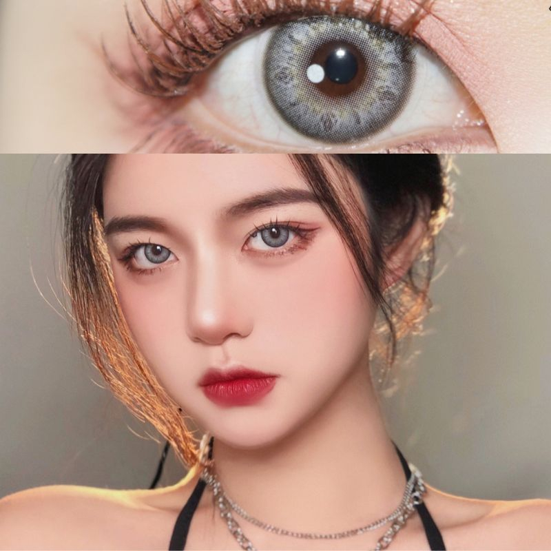 [✅COD] MYSTICEYES SOFTLENS TWILIGHT SERIES GOLDEN HAZEL COLORED LENSES 14.0-14.5mm LENSA KONTAK WARNA-Rich Girl Gray 14.0