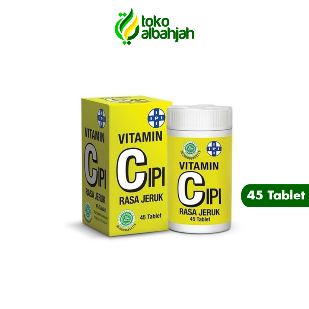 VITAMIN IPI C RASA JERUK 45 TABLET IPI VITAMIN C IPI 45TABLET VIT C