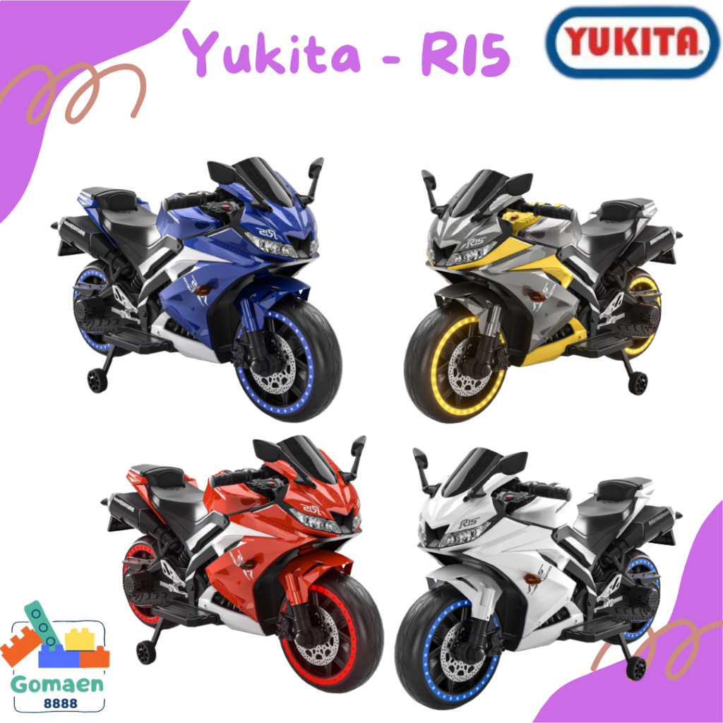 Mainan Motor Aki Anak Yukita R15 Motor Sport