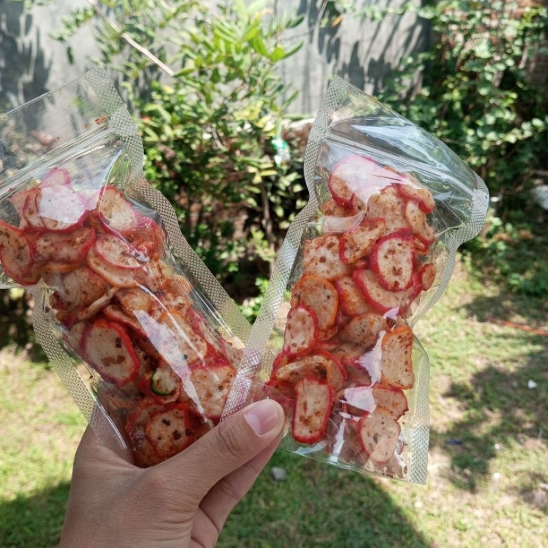 

Kerupuk Seblak pedas daun jeruk