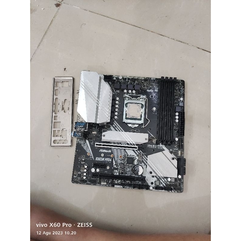 mainboard asrock b365m ddr4 procsesor core i7-8700 gen8