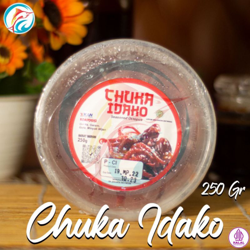 

Chuka Idako 250gr | Salad Acar Baby Octopus Gurita Sushi 250 Gr Halal