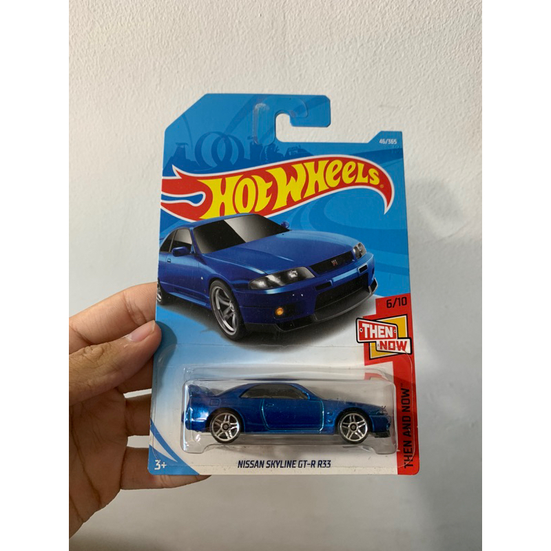 Hot Wheels Nissan Skyline GTR R33 Biru Blue