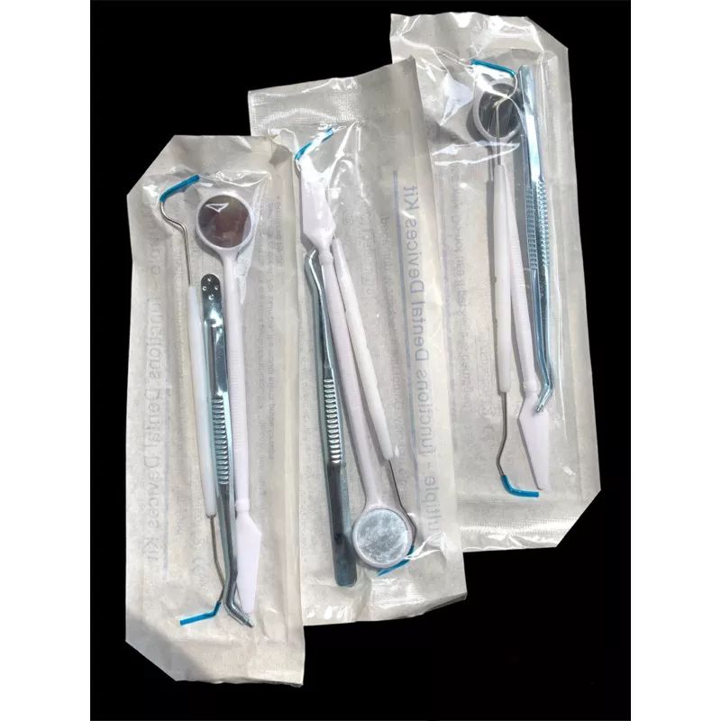 Dental Kit 3 in 1 Alat pembersih Karang Gigi/Disposable Instrumen Dental Kit Plastik Diagnostic