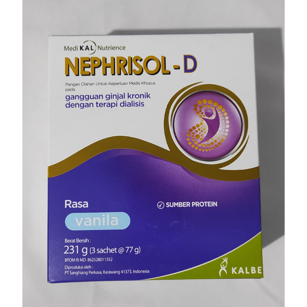 

Nephrisol - D 210 Gr (3 Sachet @ 77 Gr)