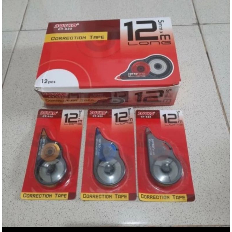 

Correction Tape pita Koreksi Joyko CT-522/Tipe X Joyko