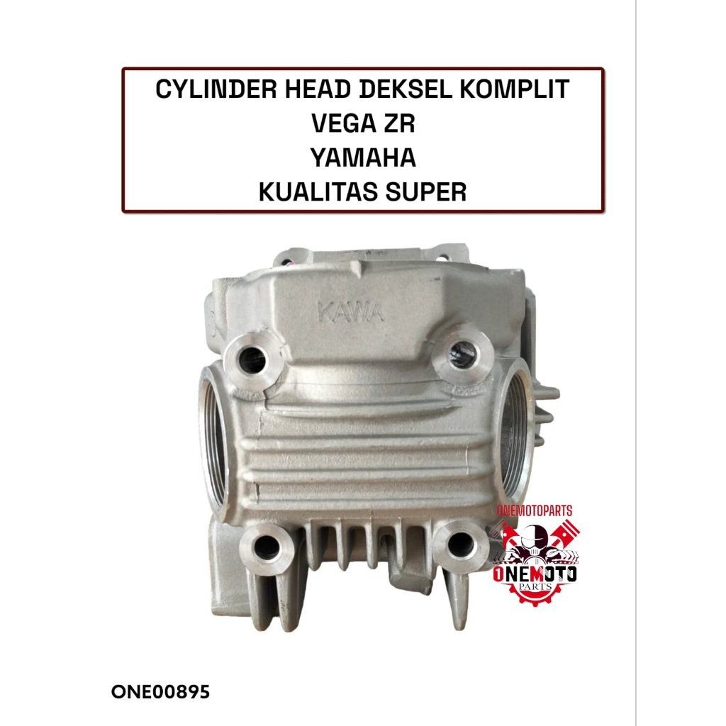 CYLINDER HEAD DEKSEL KOMPLIT VEGA ZR YAMAHA KUALITAS SUPER