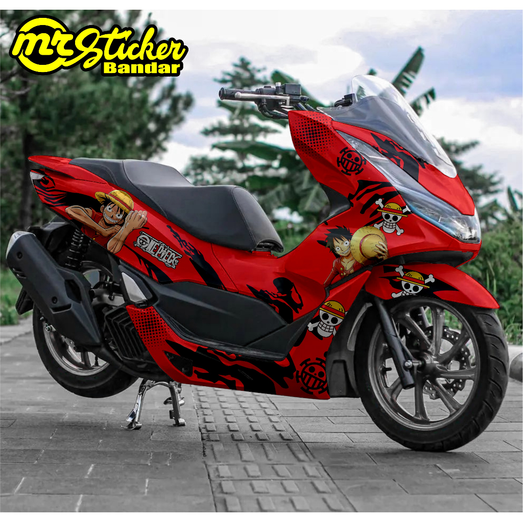 Decal PCX One piece Full Body Stiker PCX Full Body Dekal PCX 150 Decal PCX 160 Monkey D Luffi