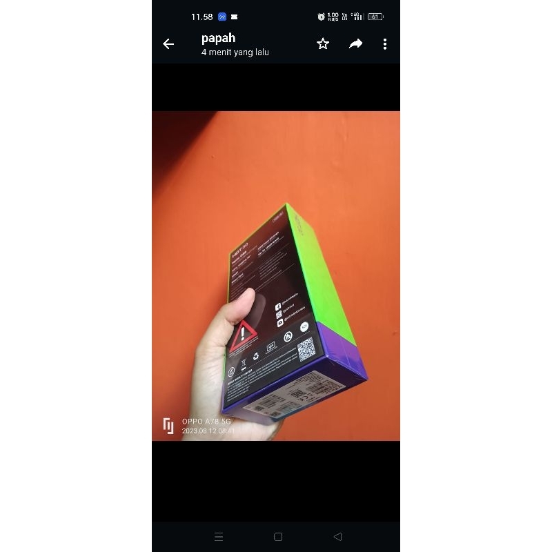 infinix hot 30 ram 8/128 NFC new garansi resmi