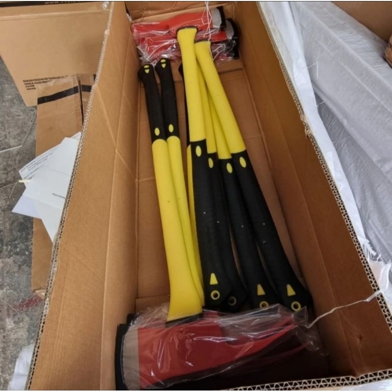 Kapak Fiberglass Handle Pulasky AXE / Kampak Damkar Pulasky