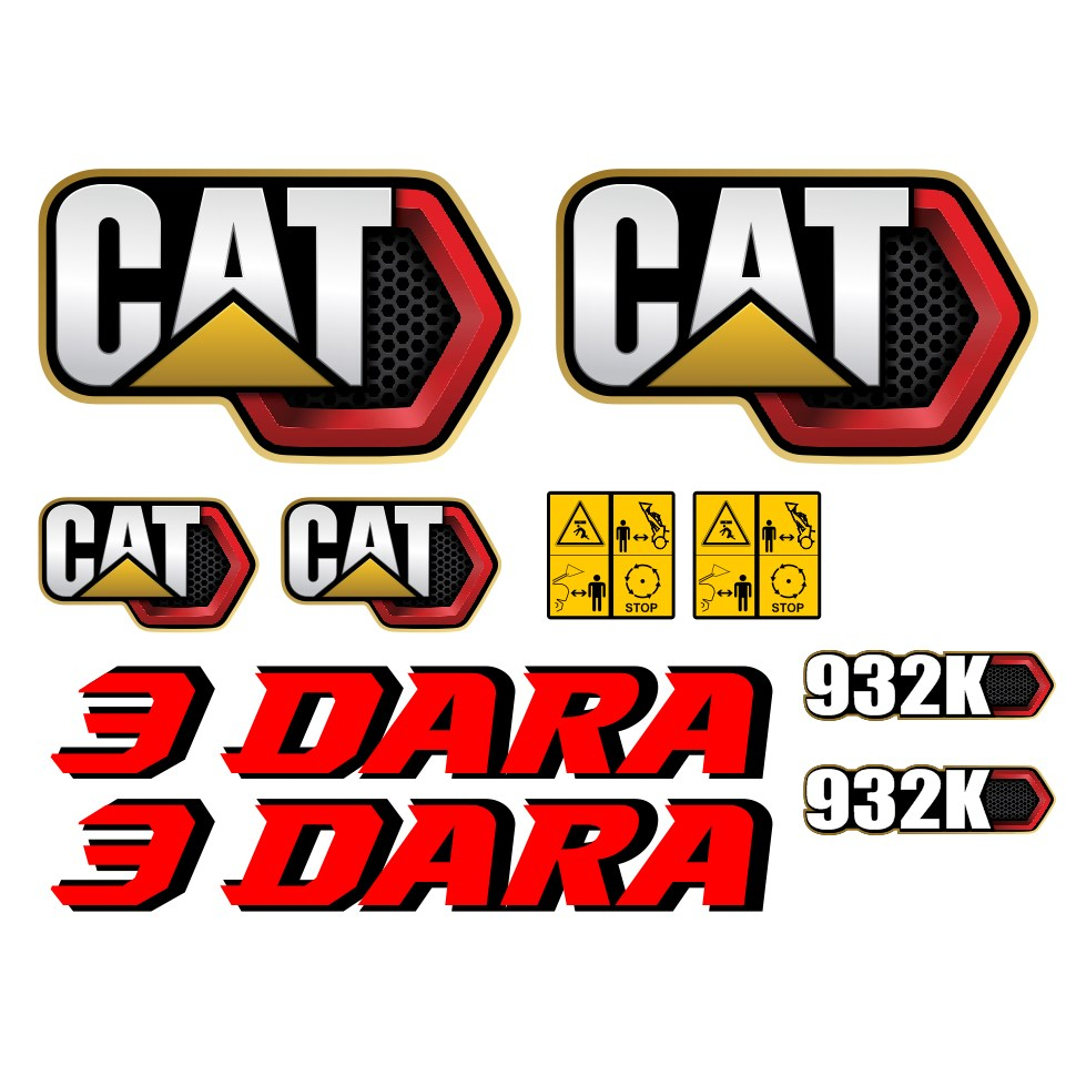 Stiker Pesanan Wheel Loader CAT