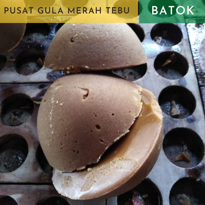 

✅GULA MERAH TEBU (GMT) BATOK/JAGGERY SUGAR /MANIS DAN ALAMI KHAS KEDIRI