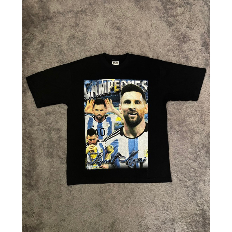 tshirt bootleg messi by kalau studio