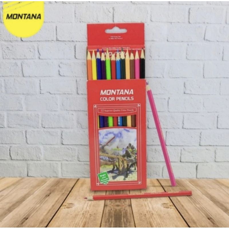 

Montana Pensil Warna Panjang Set Isi 12