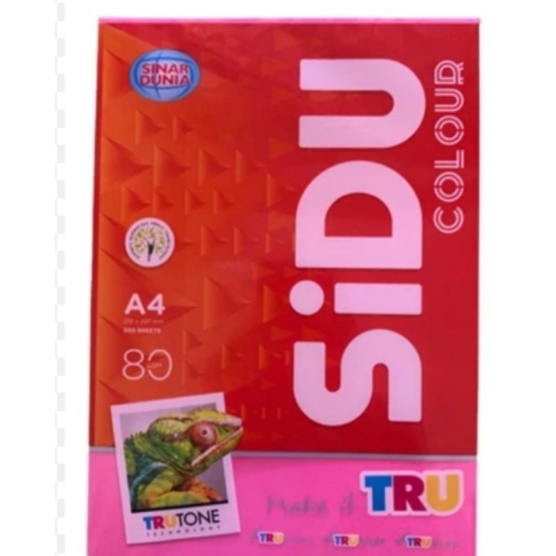 

Kertas HVS A4 80 gsm Warna Merah