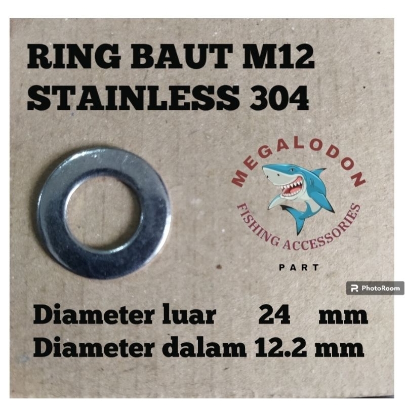 Ring plate stainless M12