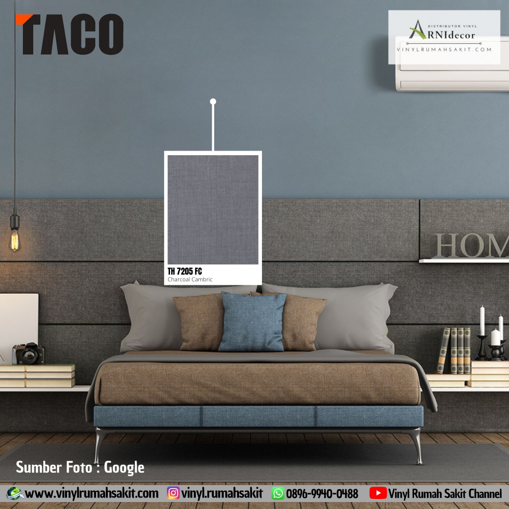 HPL Taco TH 7205 FC - Charcoal Cambric