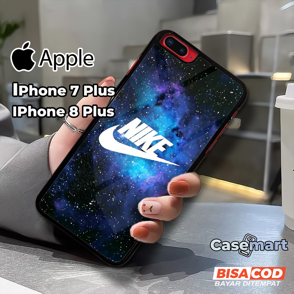 Case IPHONE 7 PLUS 8 PLUS Casing IPHONE 7 PLUS 8 PLUS Casemart [NK01] Case Glossy Case Aesthetic Cus
