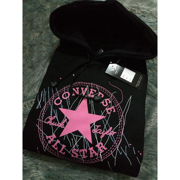 Converse Hoodie New Splatter Black
