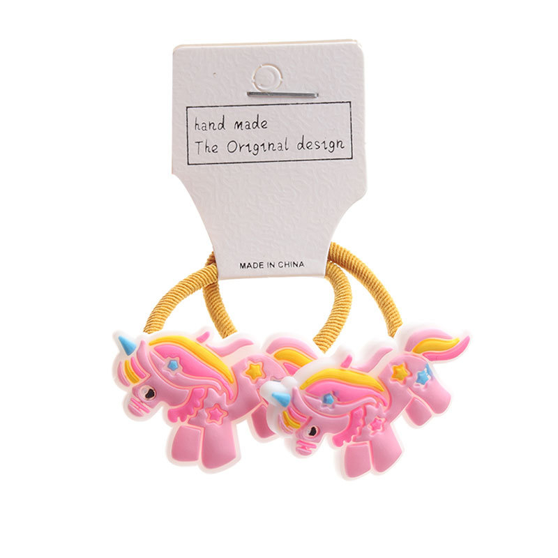 2PCS IKAT RAMBUT ANIMAL UNICORN - AKSESORIS SET IKAT RAMBUT ANAK MOTIF LUCU