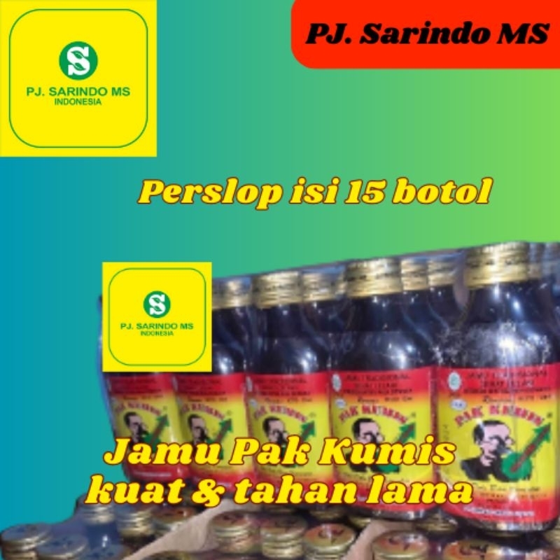 

jamu pak kumis perslop isi 15 botol ASLI