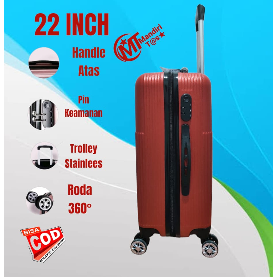 KUALITAS SUPER KOPER 22 INCH - KOPER POLO 602 KOPER POLO KOPER FIBER KOPER SEDANG KOPER PREMIUM