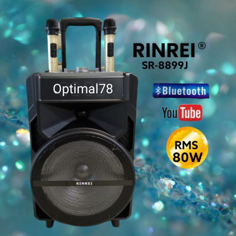 Speaker Portabel 12 inch RINREI SR-8899J Bluetooth Karaoke