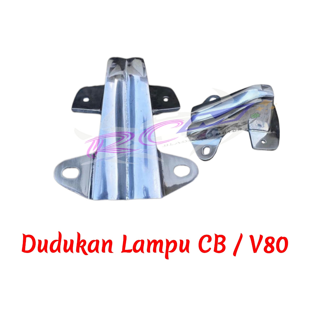 Pangkon dudukan stopan Cb belakang V80 bsa stop custom