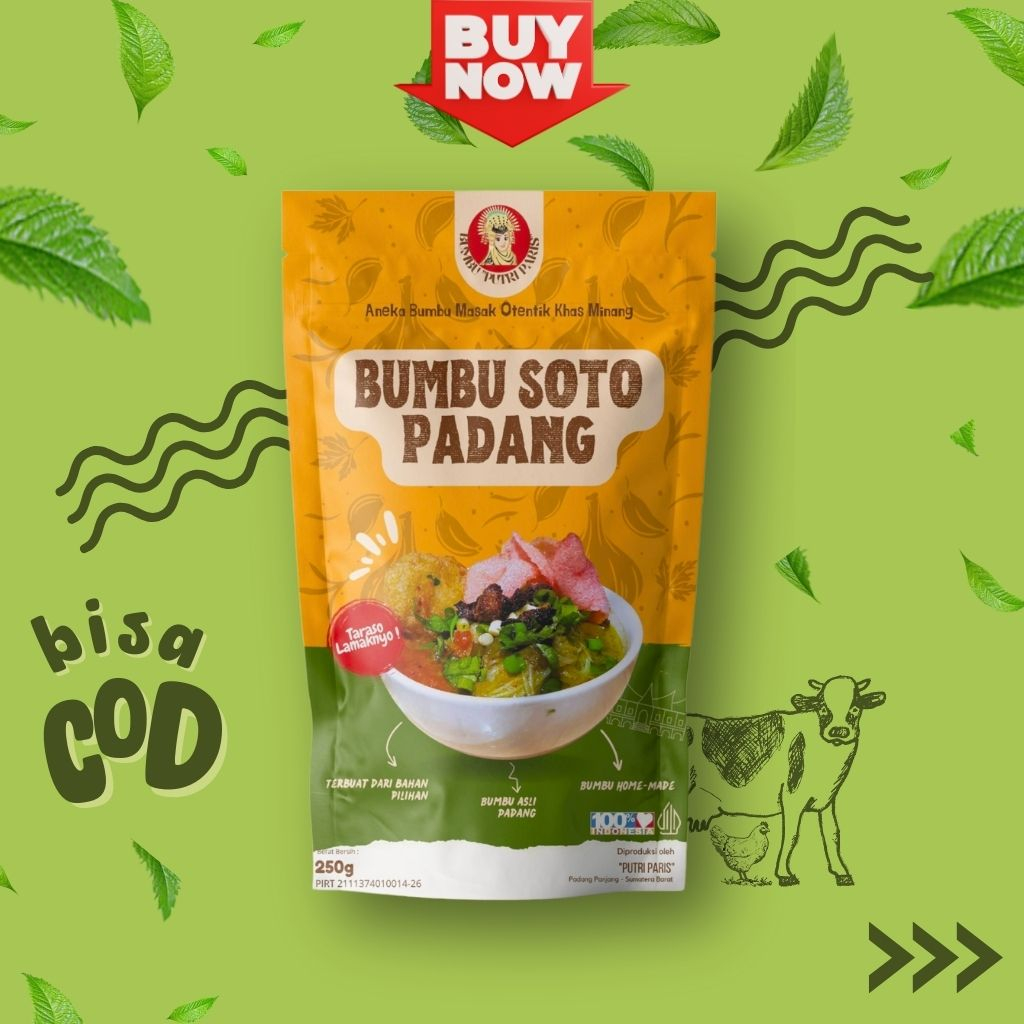 

Bumbu Soto Padang Putri Paris, Bumbu masak praktis