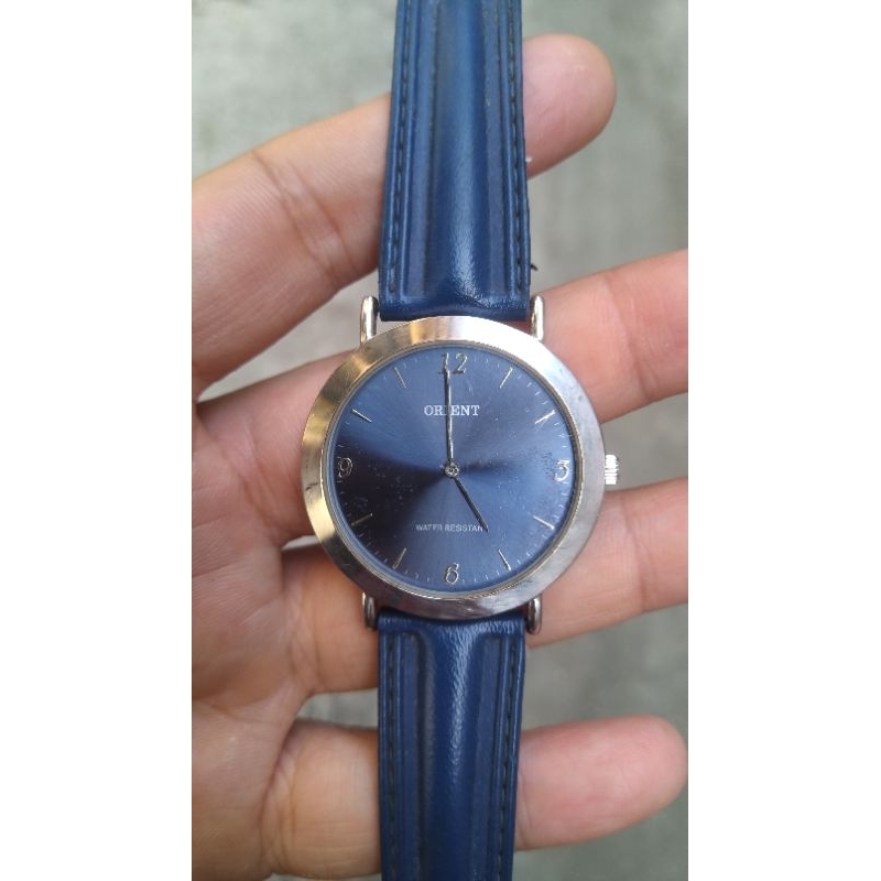 jam tangan orient quartz batrai second bekas original