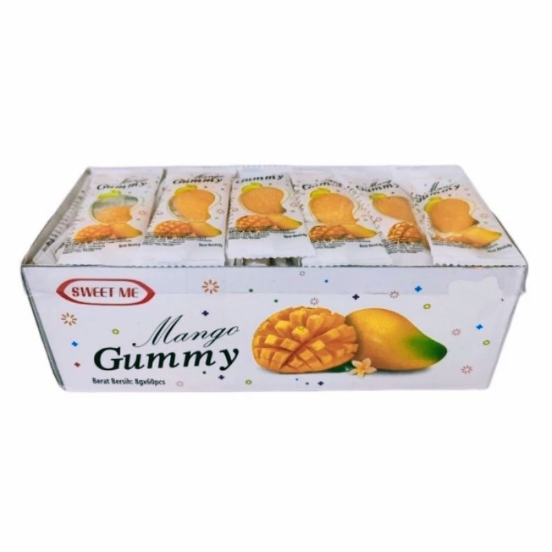 

Permen Lunak Sweet Me Mango Gummy Isi 60 Pcs