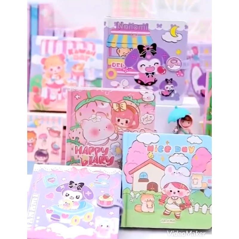 

AJS Notebook persegi motif / buku tulis/ diary / jurnal hard cover / binder/ agenda / notebook persegi NB42