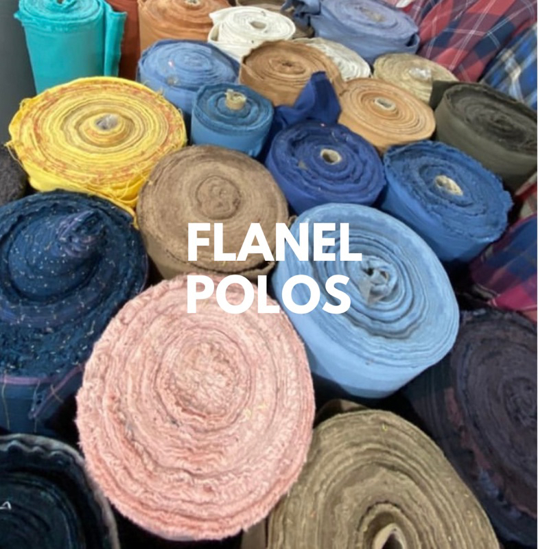 Kain Flanel Polos