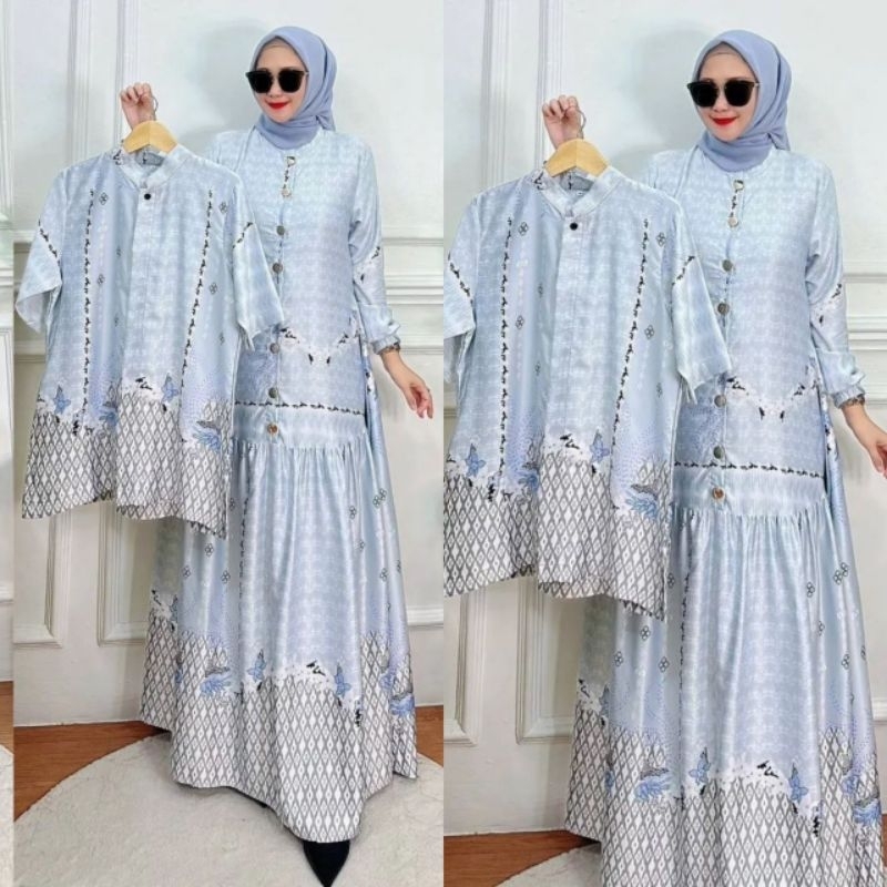 P Gamis Maxmara Dior Silk Hem Maxmara Dior Silk Gamis Busui