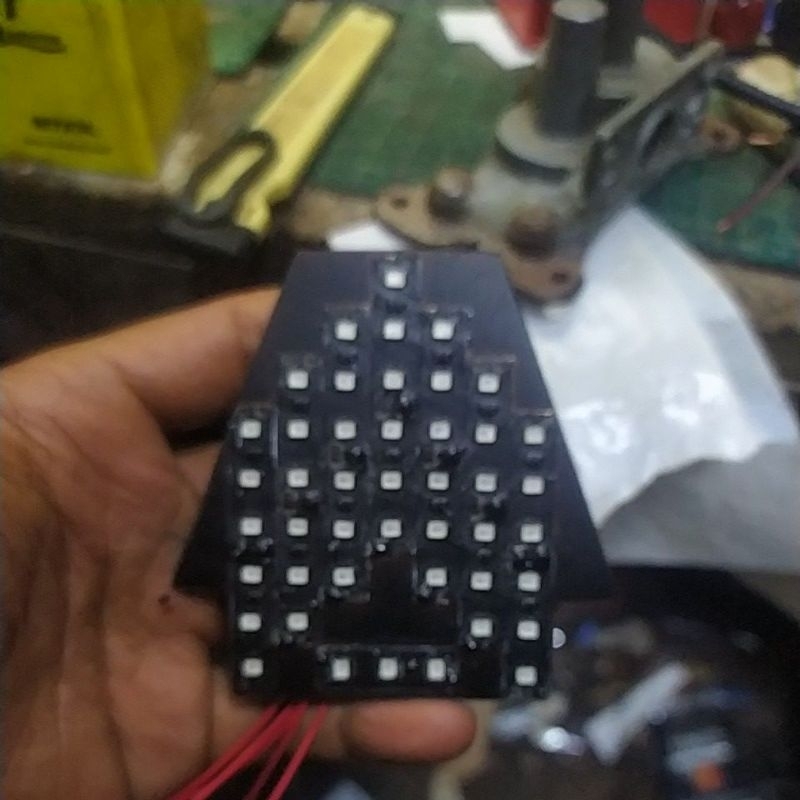 papan led stoplamp beat karbu 8mode + dioda, tanpa modul