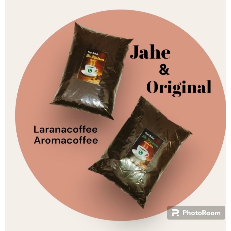 

kopi bubuk spesial aroma jahe dan original 250g kemasan ekonomis