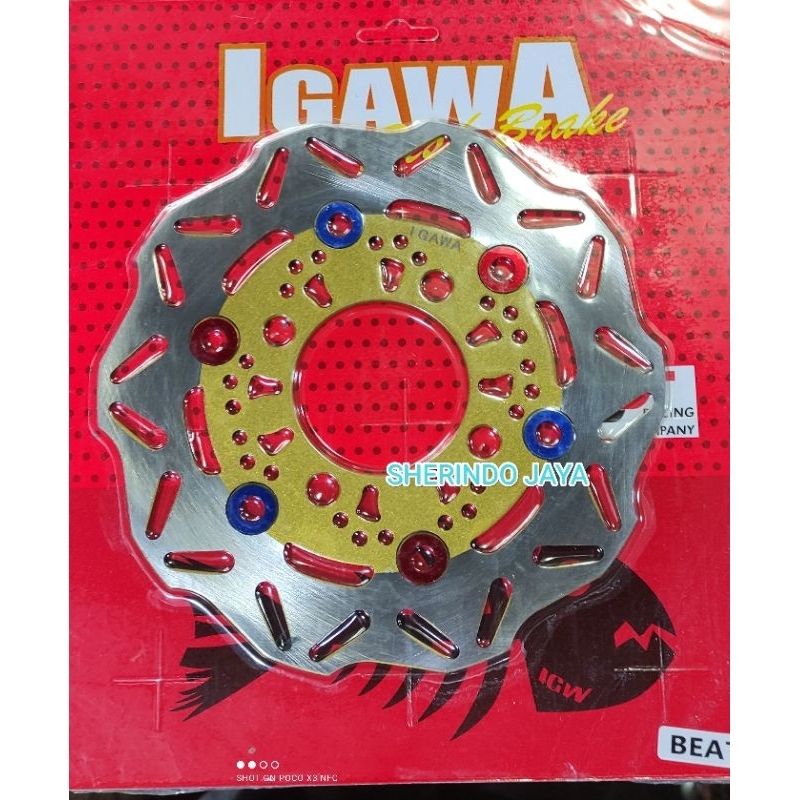 Brake disc beat scoopy spacy vario, piring cakram depan igawa / fastway