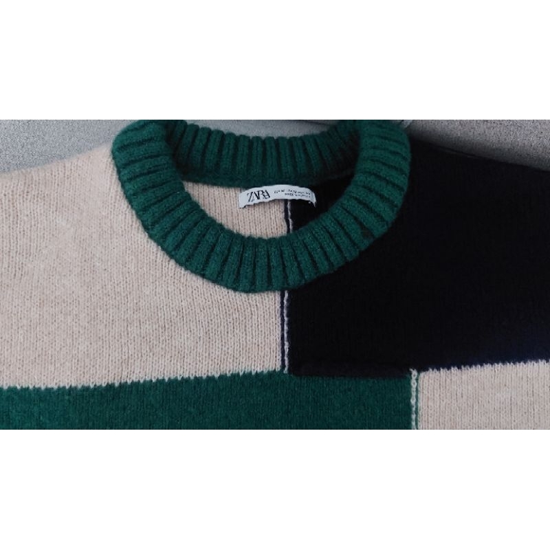 Zara Colour Black Sweater Original