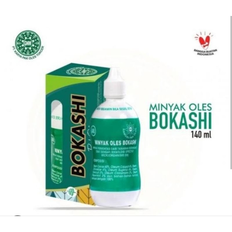 Minyak Oles Bokashi 140ml free Balsem(BokashiRubOil)
