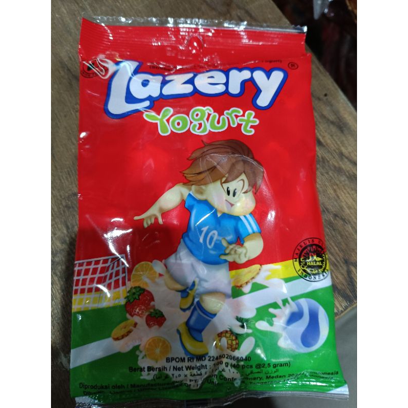 

Permen lazery perbungkus