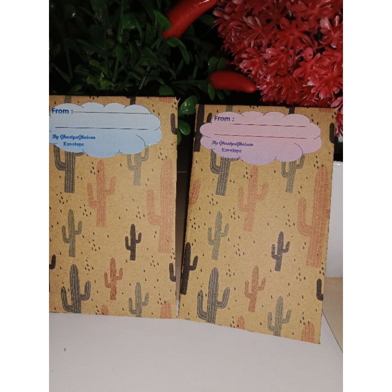 

Amplop motif origami bentuk tegak Rp 6.000