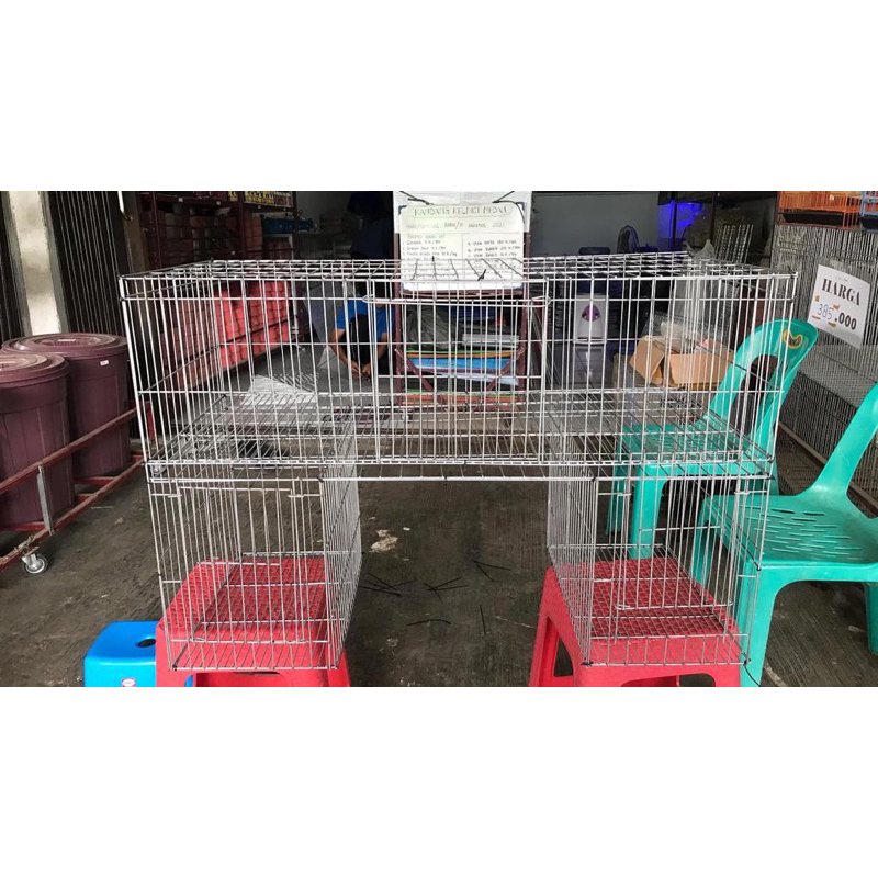 Kandang Galvanis Untuk Jualan di Sepeda Motor