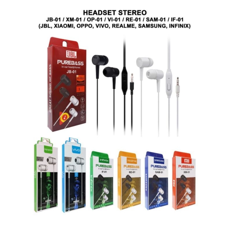 HENSFREE HEADSET UNIVERSAL JB01