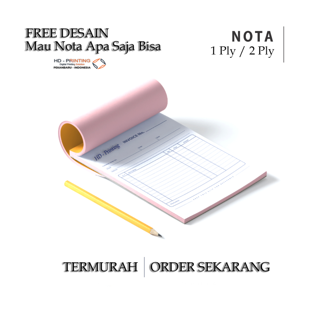 

CETAK NOTA BON FAKTUR CUSTOME 1 PLY DAN 2 PLY TERMURAH