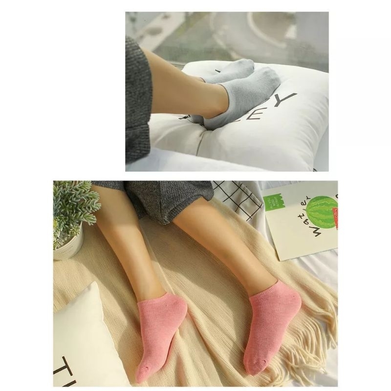 Ladiezmix Kaos Kaki Polos PENDEK Spandek Wanita