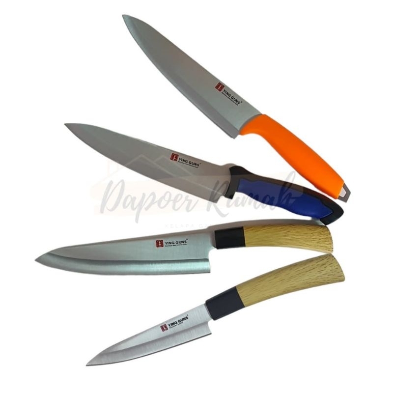 PISAU DAPUR YING GUNS/PISAU STAINLESS/ PISAU LANCIP/PISAU DAPUR YING GUNS
