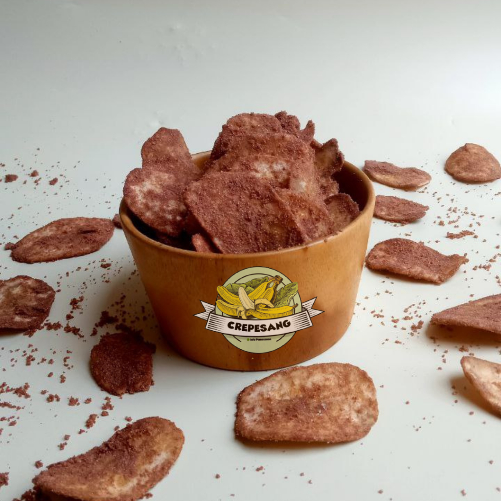 

CREPESANG PISANG KEPOK COKELAT 150gr / 250gr