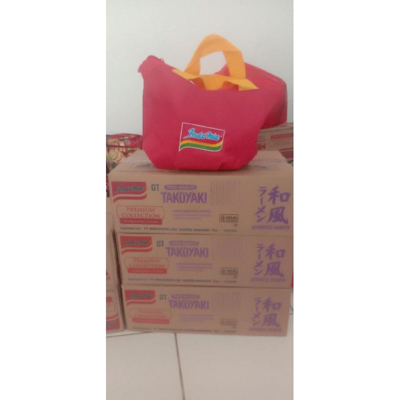 

LIMITED EDITION INDOMIE RAMEN TAKOYAKI FREE TOTEBAG INDOMIE