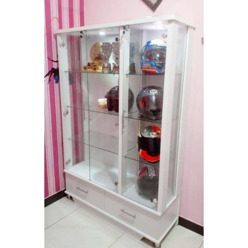 Lemari display lemari kaca lemari pajangan serbaguna